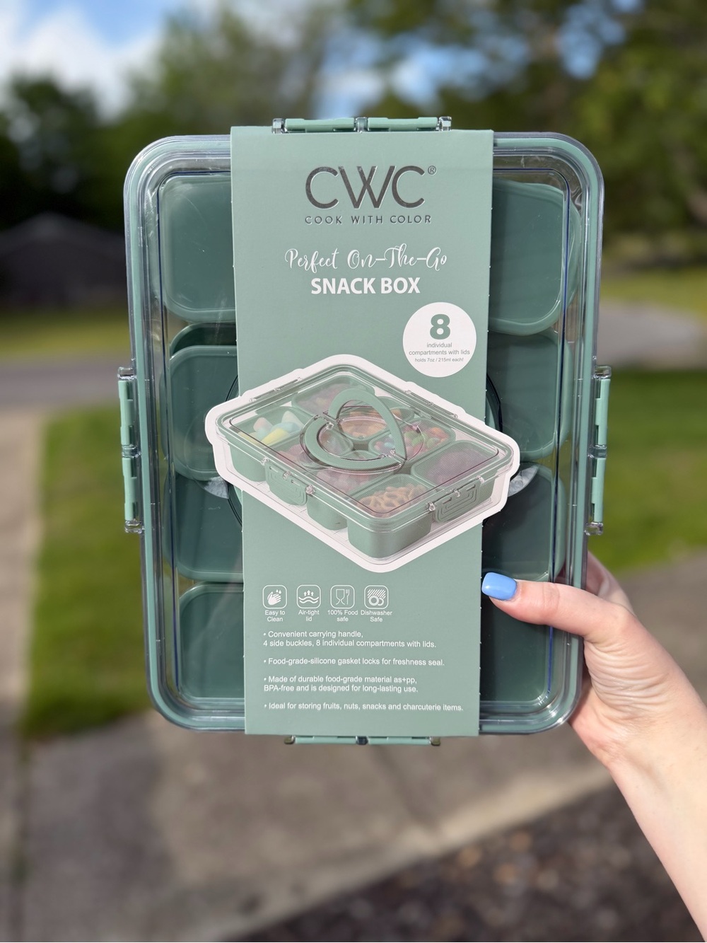 CWC Perfect On-The-Go Snack Box - Green